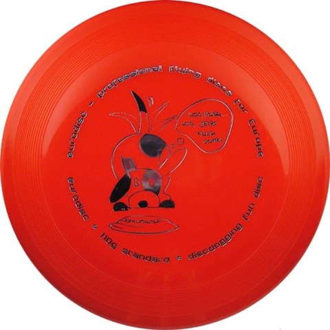 Eurodisc Discdogging kutyafrizbi, 110g, 23cm, piros