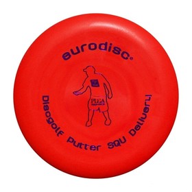 Eurodisc Discgolf Putter Delivery golf frizbi, S-Qu, piros