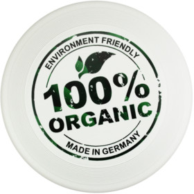 Eurodisc 100% Organic frizbi, 100g, 23cm, fehér