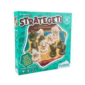 FlexIQ Strategeti stratégiai társasjáték | Kétszemélyes logikai párbaj, sakk-alternatíva