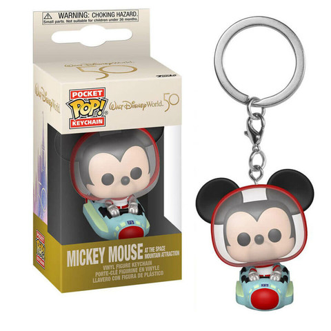 Funko Pocket Pop! Walt Disney World 50 - Mickey Mouse at the Space Mountain Attraction kulcstartó
