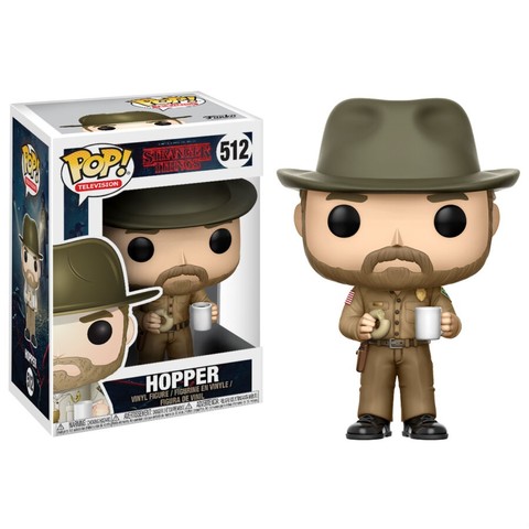 POP! Vinyl: Stranger Things: Hopper w/ Donut