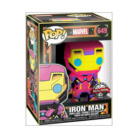 Funko POP! Marvel: Black Light - Iron Man figura #649