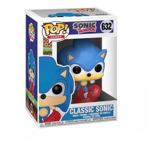 Funko POP! Games: Sonic the Hedgehog - Classic Sonic figura #632