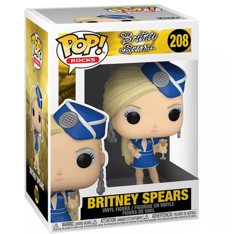 Funko POP! Rocks: Britney Spears - Britney Spears stewardess figura #208