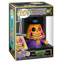Funko POP! Disney: The Nightmare Before Christmas - Mayor figura (Blacklight) #807