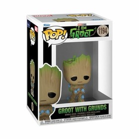  Funko POP! Marvel: I am Groot - Groot w/Grunds figura #1194 