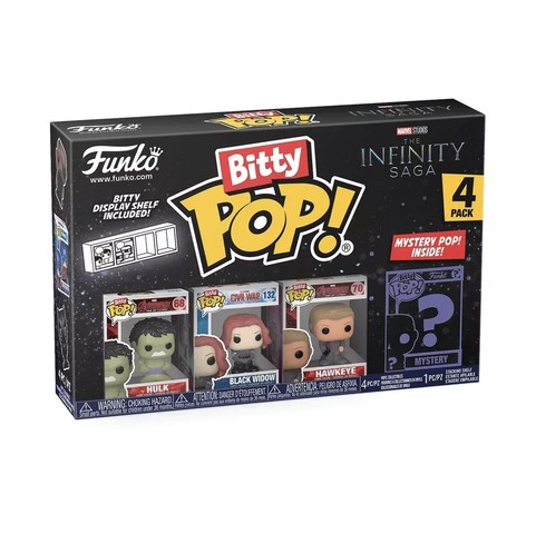  Funko Bitty POP! Marvel: Hulk 4 pack figura 