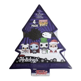  Funko Pocket POP! The Nightmare Before Christmas - Tree Holiday Box 4 pack figura 