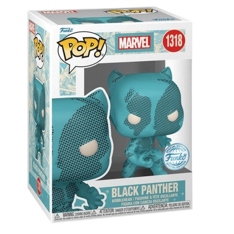 Funko Pop! Marvel: Retro Reimagined - Black Panther (Special Edition) #1318 Bobble-Head Vinyl Figure