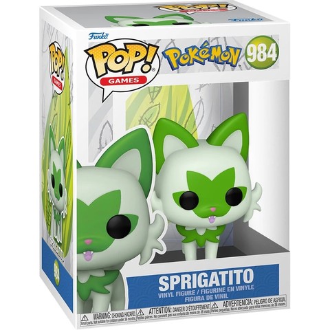  Funko POP! Games: Pokemon - Sprigatito figura #984 