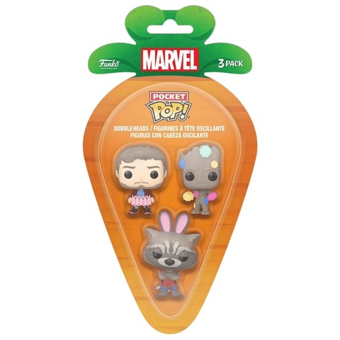 Funko Carrot Pocket POP! - Guardians of the Galaxy 3PK figura