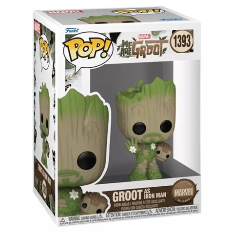  Funko POP! Marvel: We Are Groot - Iron Man Groot figura #1393 