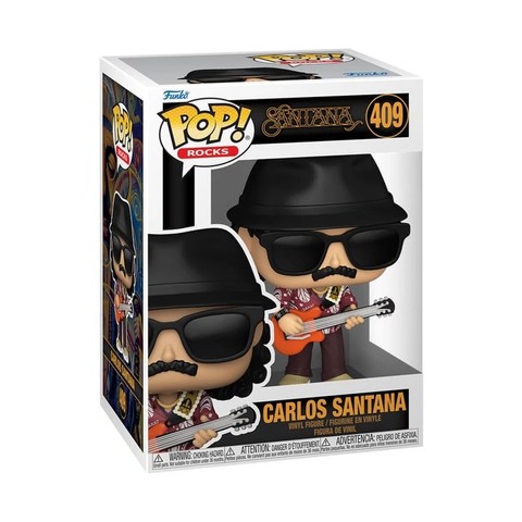  Funko POP! Rocks: Carlos Santana figura #409 