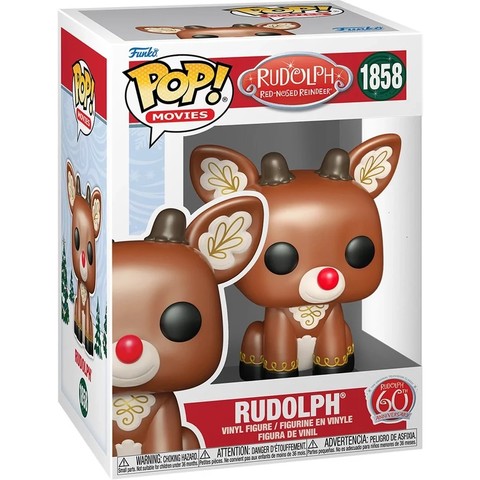  Funko POP! Movies: Rudolph the Red-Nosed Reindeer - Rudolph figura #1858 