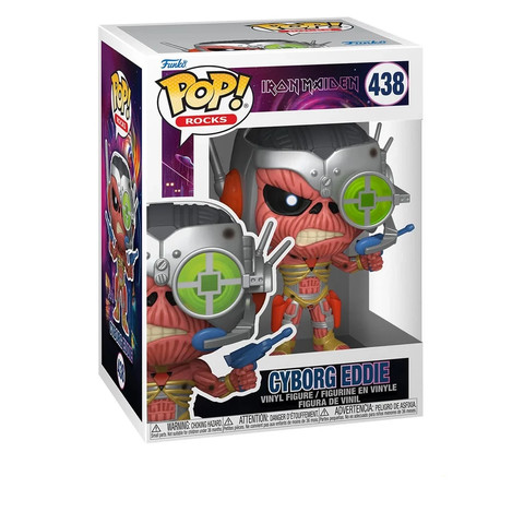 Funko POP! Rocks: Iron Maiden - Cyborg Eddie figura #438