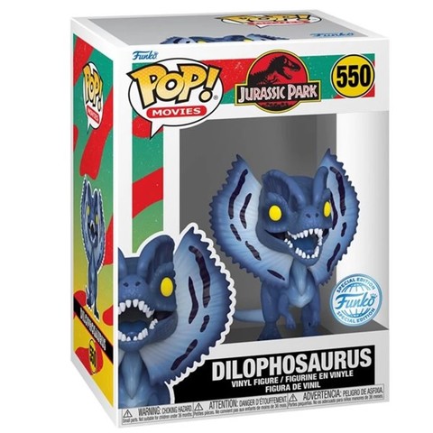  Funko POP! Movies: Jurassic Park - Dilophosaurus figura #550 