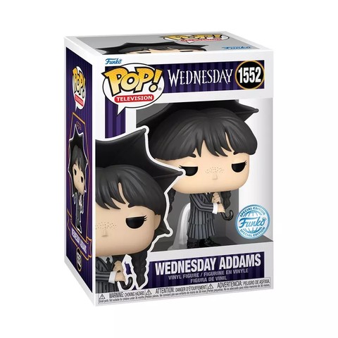  Funko POP! Television: Wednesday - Wednesday w/Umbrella figura #1552 