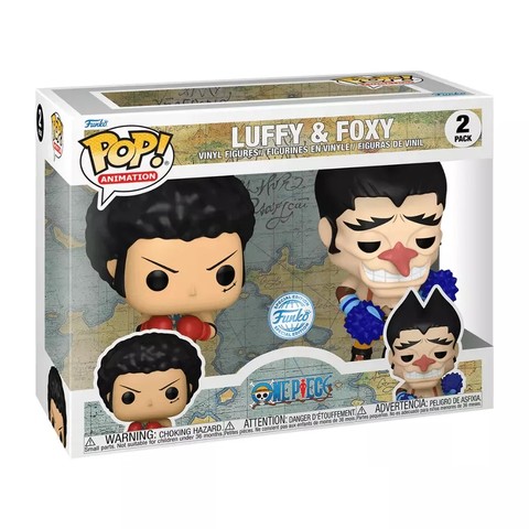  Funko POP! Animation: One Piece - Luffy & Foxy 2PK figura #2 