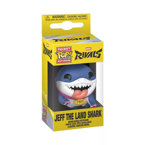 Funko POP!: Marvel Rivals - Jeff the Land Shark kulcstartó 