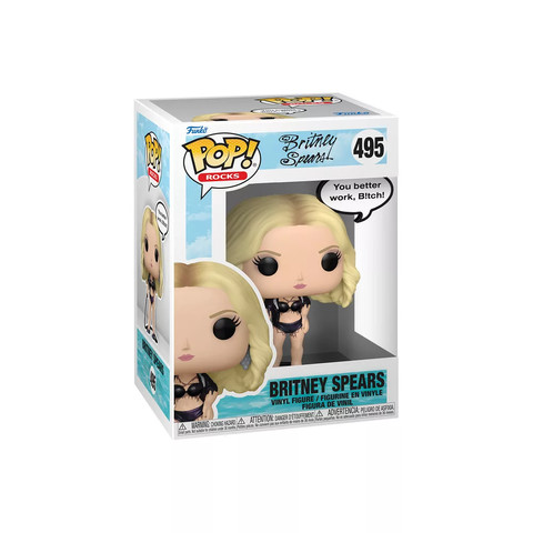 Funko POP! Rocks: Britney Spears Work B!tch figura #495