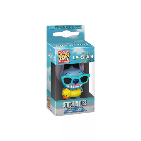 Funko POP! Keychain: Lilo and Stitch - Stitch in Tube kulcstartó 