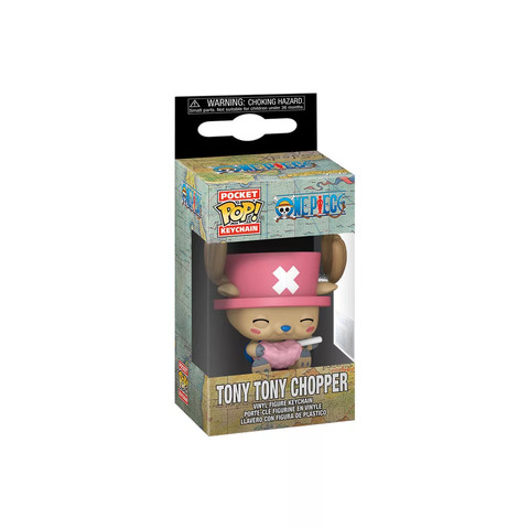 POP Keychain: OP- Chopper w/Cotton Candy