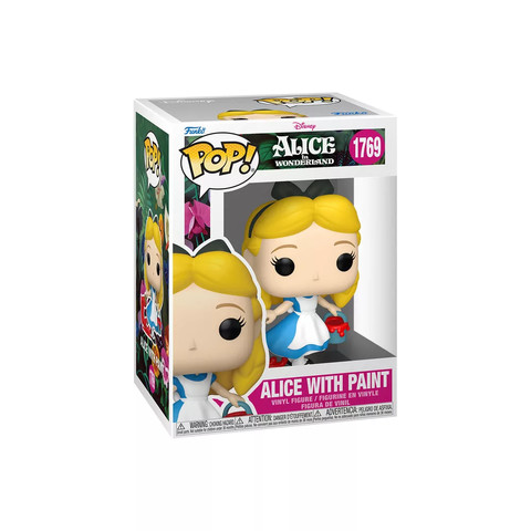 Funko POP! Disney: Alice Csodaországban – Alice festékkel vinyl figura, 10,2 cm 