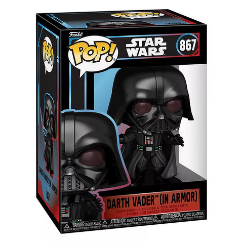 Funko POP! Star Wars Darth Vader (páncélban) vinyl bobblehead figura – 11,7 cm 