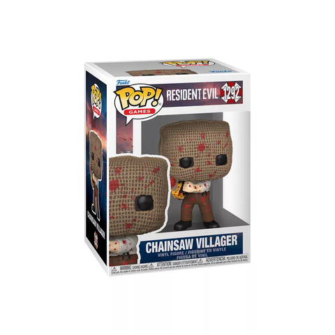 Funko POP! Games Resident Evil – Chainsaw Villager vinyl figura (10,7 cm) 