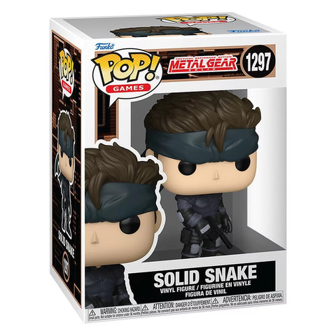 Funko POP! Games Metal Gear Solid – Solid Snake vinyl figura (10,7 cm) 