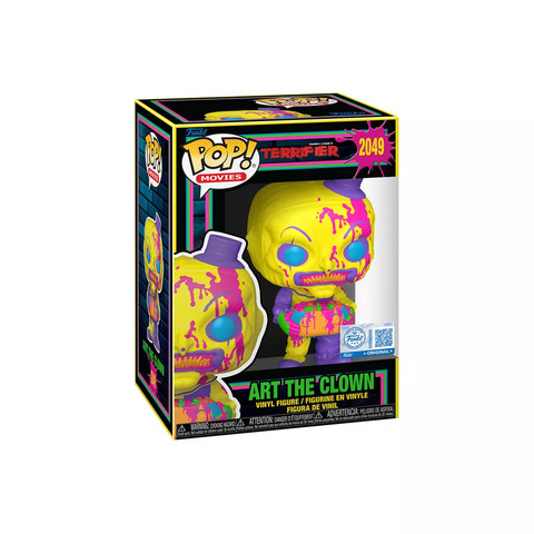 Funko POP! Movies: Terrifier 2 - Art the Clown with Head (Blacklight) figura #2049 