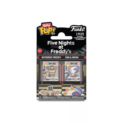 Funko Bitty POP! Five Nights at Freddy’s 2 db-os figura szett – Withered Freddy és Sun & Moon 
