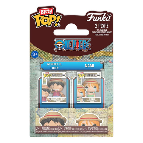Bitty POP! One Piece gyűjthető minifigura 2 db-os csomag – Luffy és Nami 