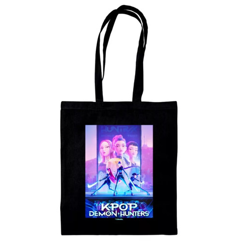 Pyramid K-POP DEMON HUNTERS (KEY ART) BLACK TOTE BAG