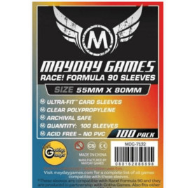 Race! Formula 90 Card Sleeves (pack of 100) (55 X 80 MM)