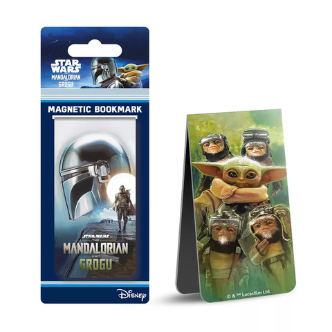 Pyramid THE MANDALORIAN AND GROGU (MANDO & GROGU) mágneses könyvjelző