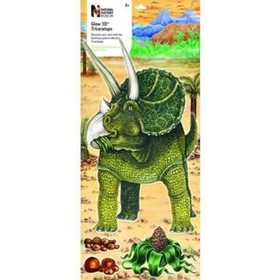 BS Triceratops 3D foszforeszkáló matrica