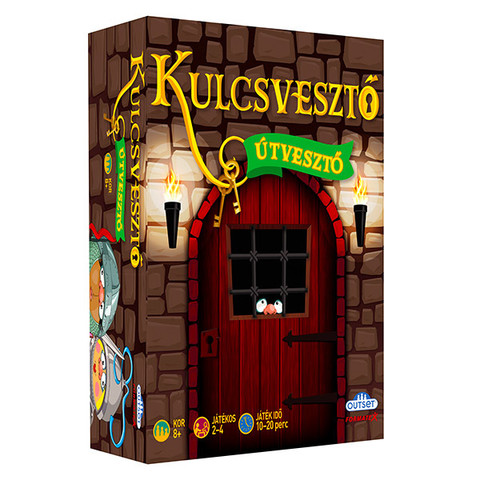 Kulcsvesztő útvesztő társasjáték