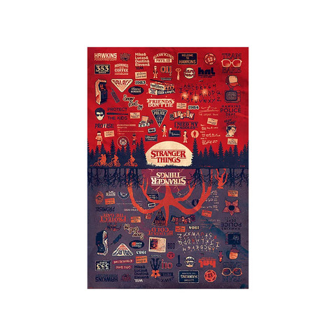 Pyramid  Stranger Things (The Upside Down) Maxi poster