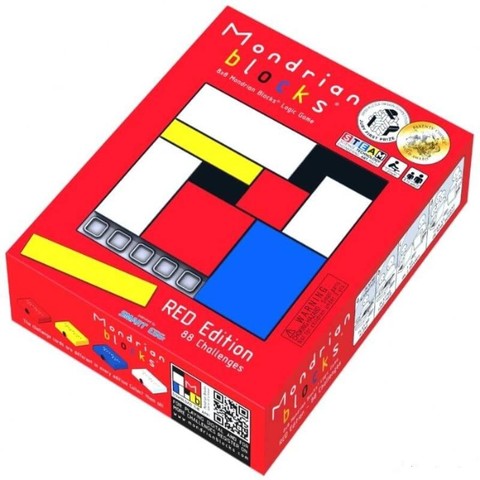 Rubik Mondrian - piros