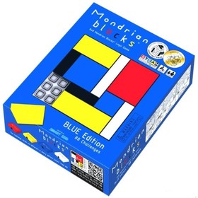 Rubik Mondrian - kék