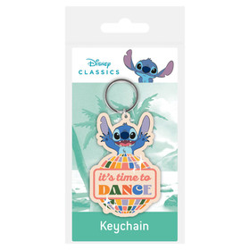 LILO & STITCH (TIME TO DANCE) PVC KEYCHAIN