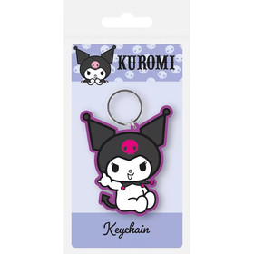 KUROMI (FACE) PVC KEYCHAIN