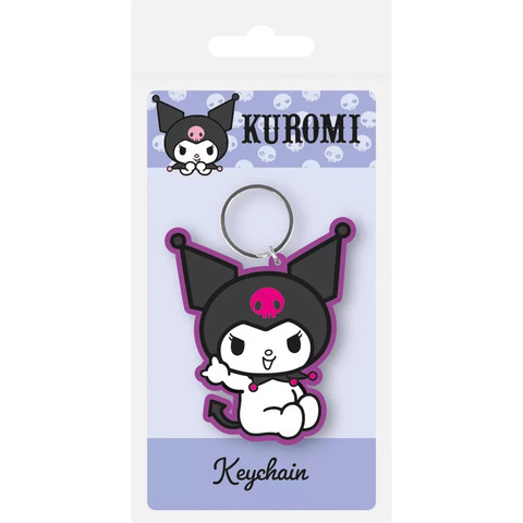 KUROMI (FACE) PVC KEYCHAIN