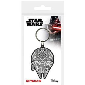 STAR WARS (MILLENNIUM FALCON) PVC KEYCHAIN