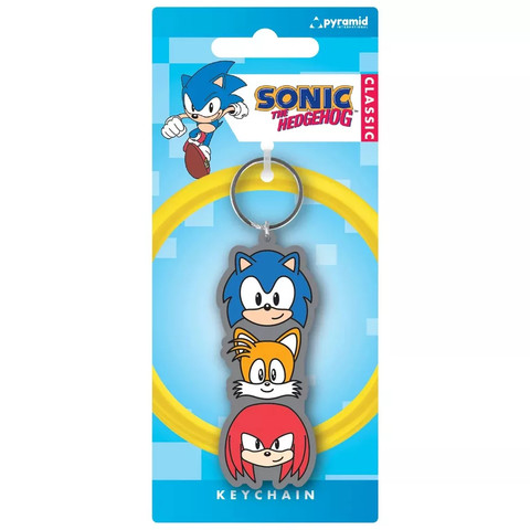 Pyramid SONIC THE HEDGEHOG (TRIO STACK) kulcstartó