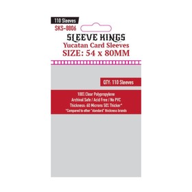 Sleeve Kings Yucatan Card Sleeves (54x80mm) - 110 Pack, 60 Microns