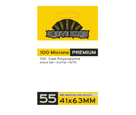 Mini American Card Sleeves (41x63mm) -55 Pack, 100 Microns