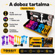  Tossit Family Pack – Pink, Lila, Kék, Sárga | Szilikon Darts Játék 2-4 Főre | 7 Játékmód 